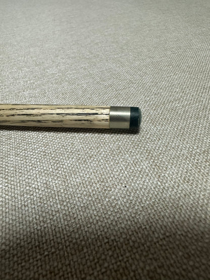 Handmade Pro One Piece Black Ebony Cue 9.25mm Tip