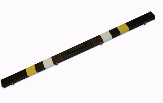 ONE PIECE PATCHWORK SNOOKER CUE CASE WITH 2 SLOTS G6555-1