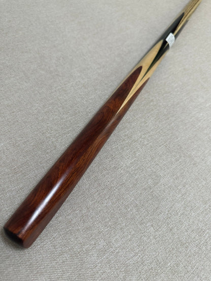 Handmade Pro One Piece Black Ebony Cue 10.4 mm Tip