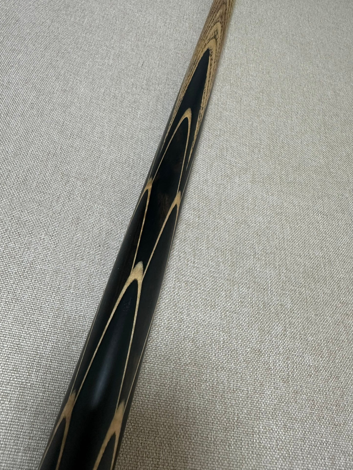Handmade Pro One Piece Black Ebony Cue 10mm Tip