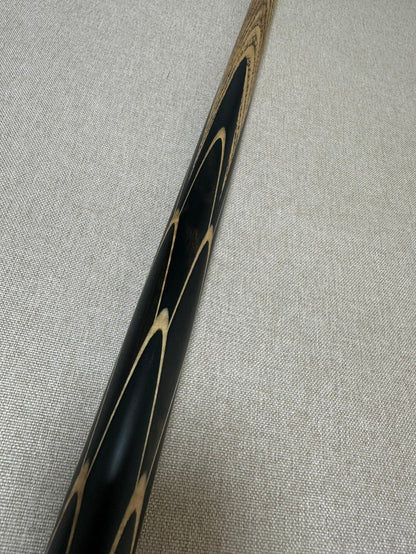 Handmade Pro One Piece Black Ebony Cue 10mm Tip