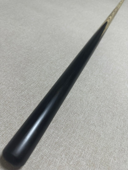 Handmade Pro One Piece Black Ebony Cue 9.5mm Tip