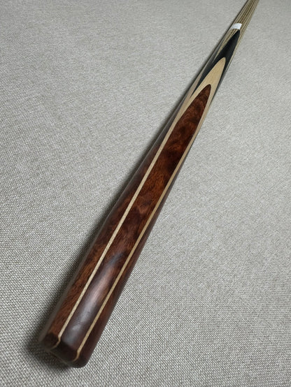 Handmade Pro One Piece Black Ebony Cue 9.4 mm Tip