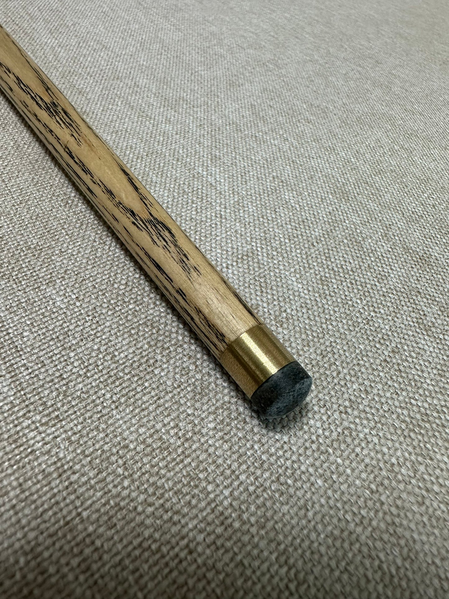 Handmade Pro One Piece Black Ebony Cue 10mm Tip