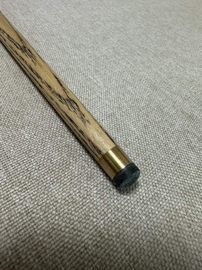Handmade Pro One Piece Black Ebony Cue 10mm Tip
