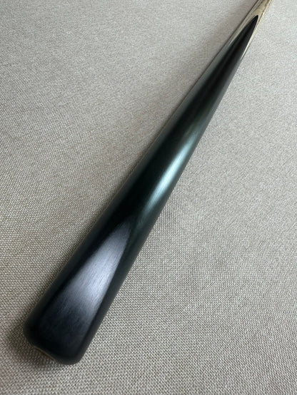 Handmade Pro One Piece Black Ebony Cue 9.4mm Tip