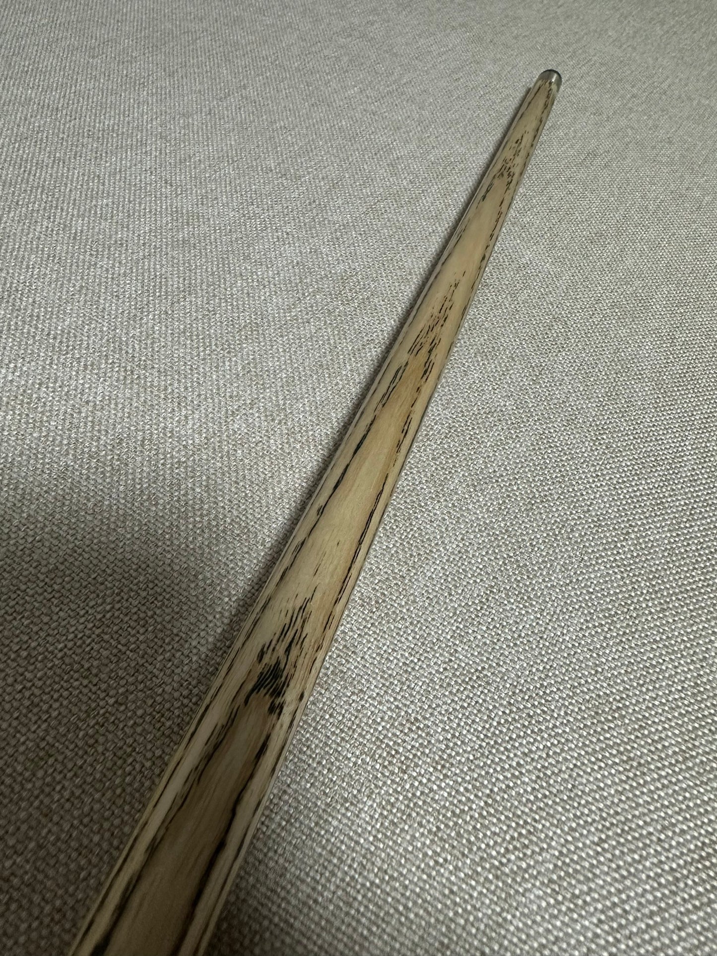 Handmade Pro One Piece Black Ebony Cue 9.2mm Tip