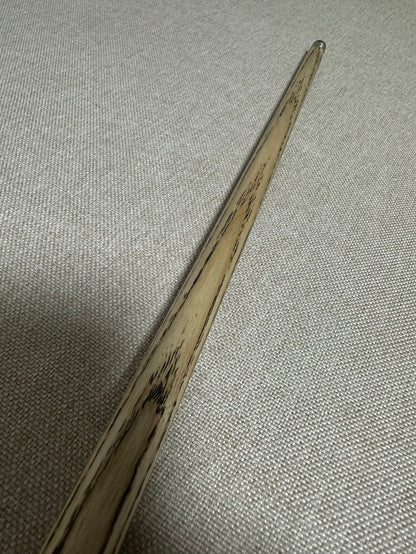 Handmade Pro One Piece Black Ebony Cue 9.2mm Tip