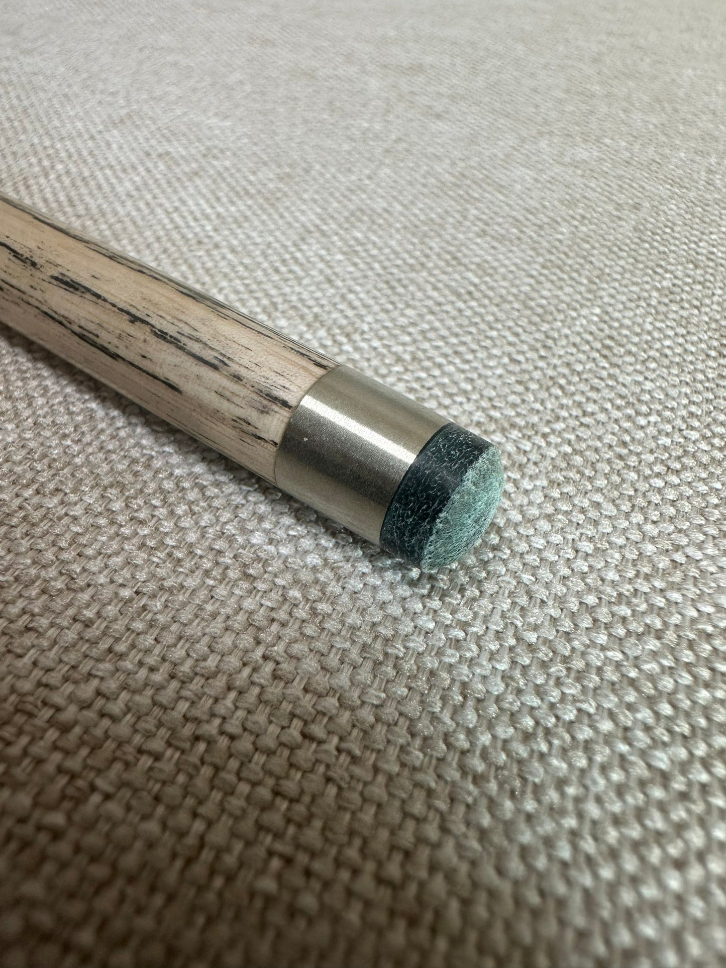 Handmade Pro One Piece Black Ebony Cue 9.1mm Tip