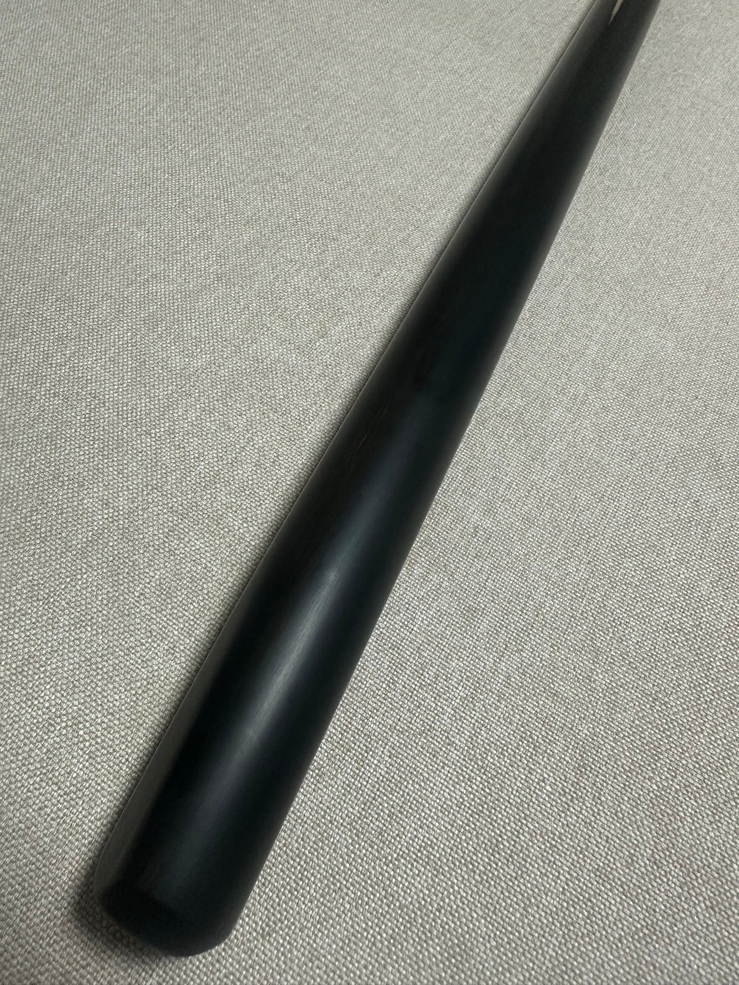 Handmade Pro One Piece Black Ebony Cue 9.5mm Tip