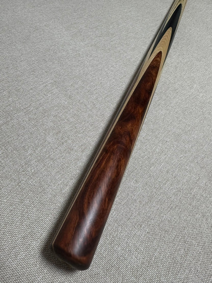 Handmade Pro One Piece Black Ebony Cue 9.4 mm Tip