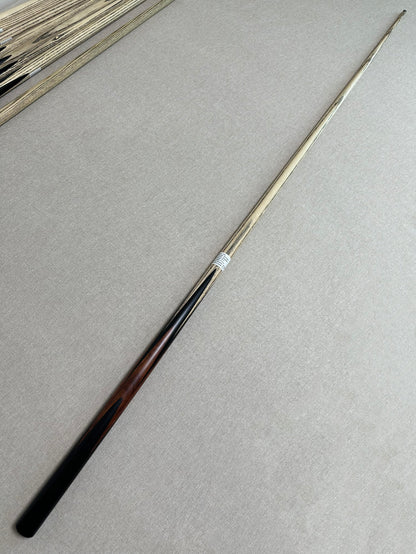 Handmade Pro One Piece Black Ebony Cue 10.2mm Tip