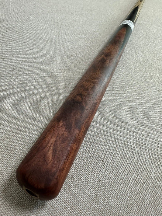 Handmade Pro One Piece Black Ebony Cue 10.2 mm Tip