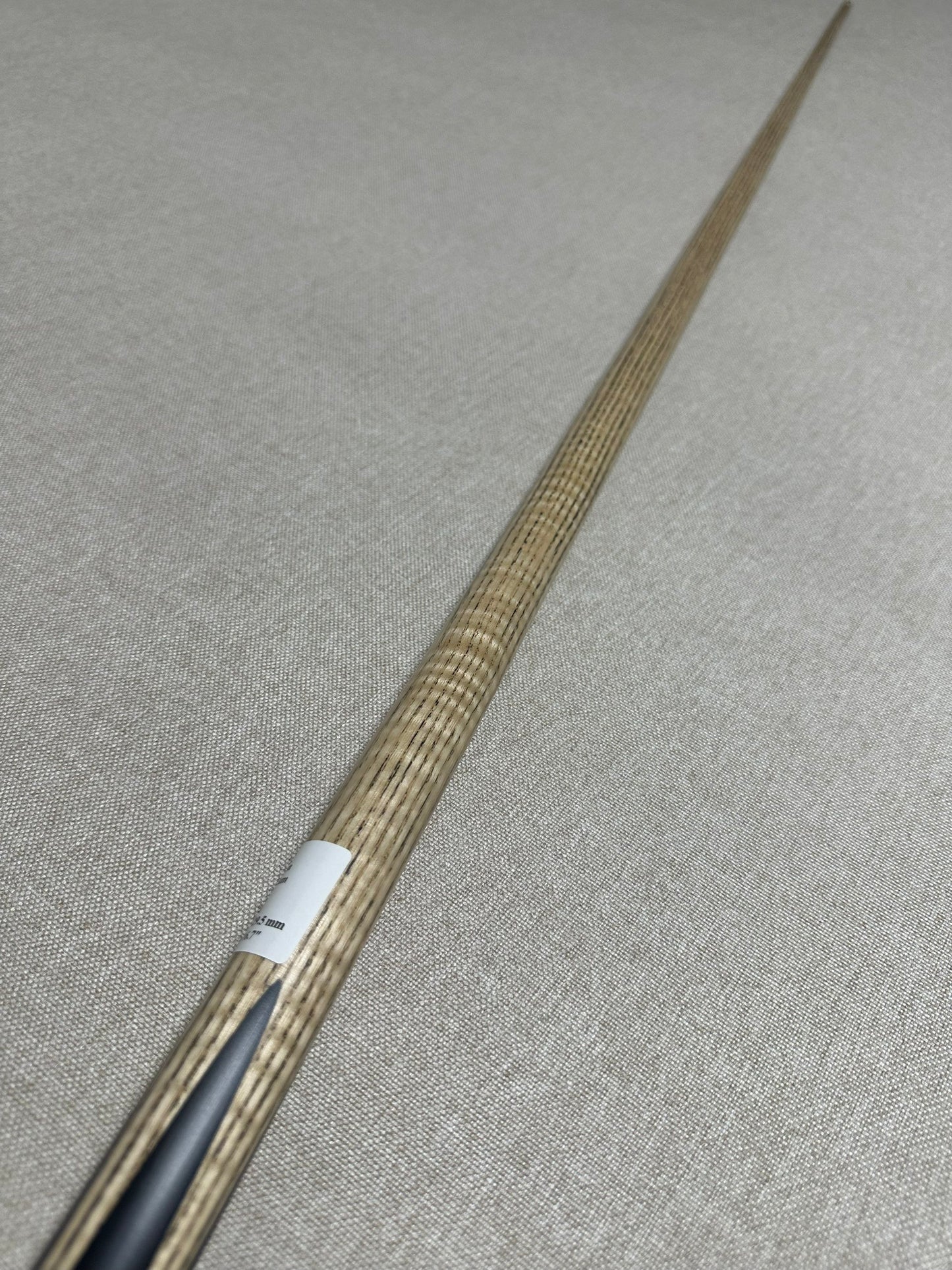 Handmade Pro One Piece Black Ebony Cue 9.2mm Tip