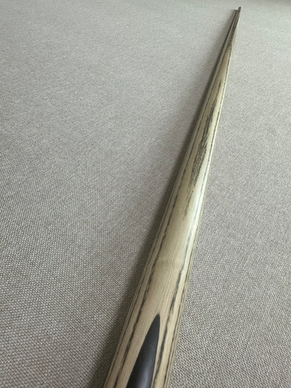 Handmade Pro One Piece Black Ebony Cue 9.4mm Tip