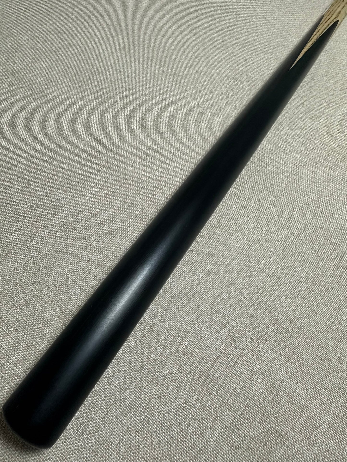 Handmade Pro One Piece Black Ebony Cue 9.2mm Tip