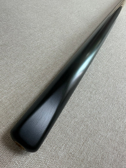 Handmade Pro One Piece Black Ebony Cue 9.1mm Tip