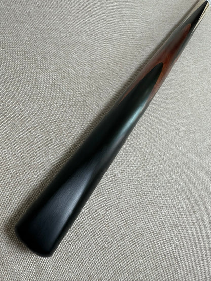 Handmade Pro One Piece Black Ebony Cue 10.3mm Tip
