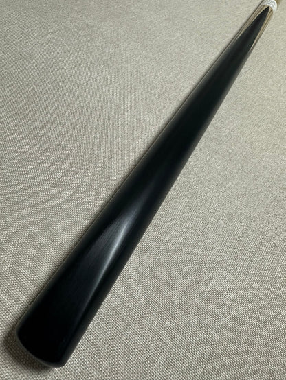 Handmade Pro One Piece Black Ebony Cue 9.2mm Tip