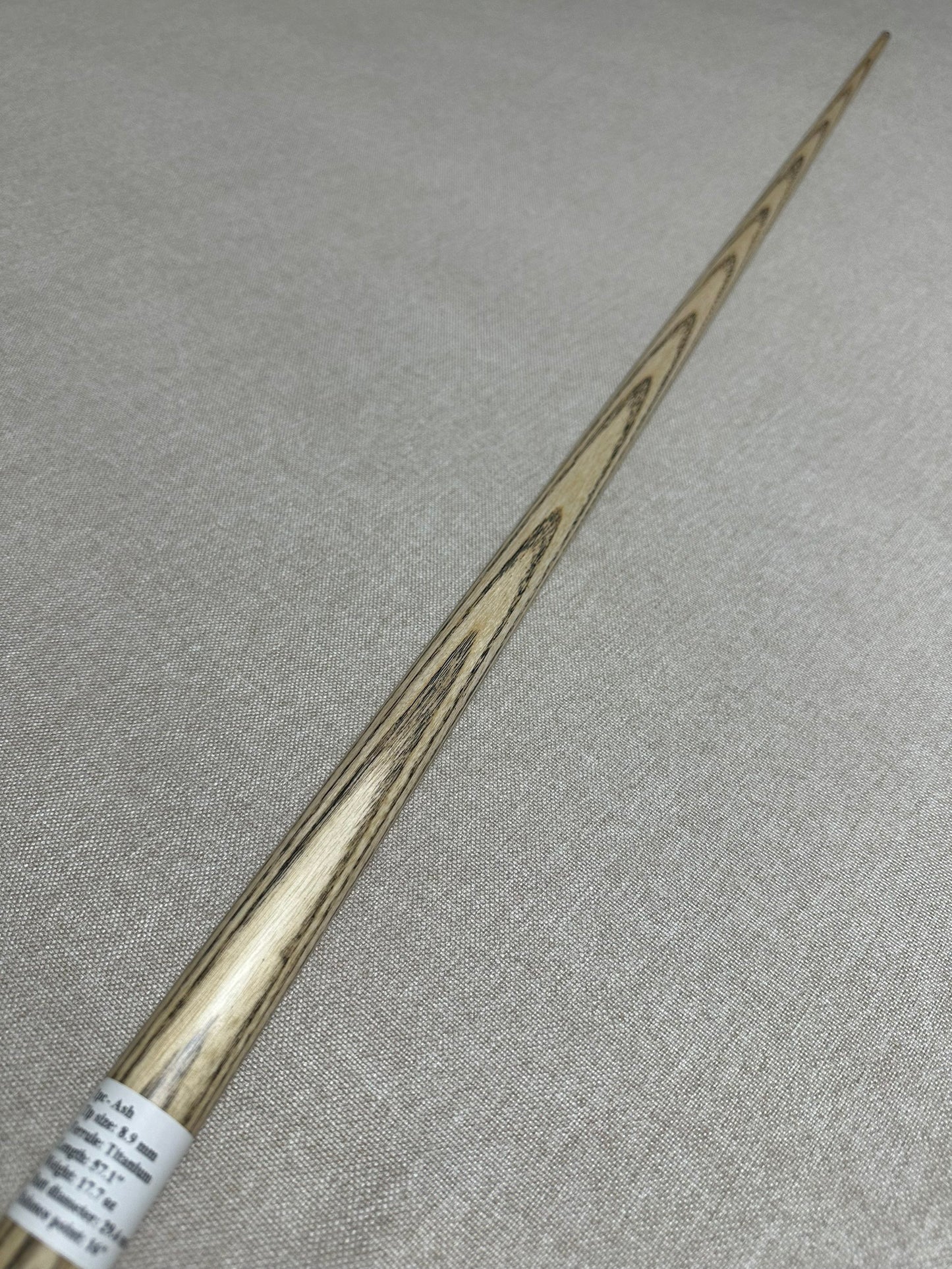 Handmade Pro One Piece Black Ebony Cue 8.9mm Tip