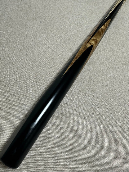 Handmade Pro One Piece Black Ebony Cue 10.1 mm Tip