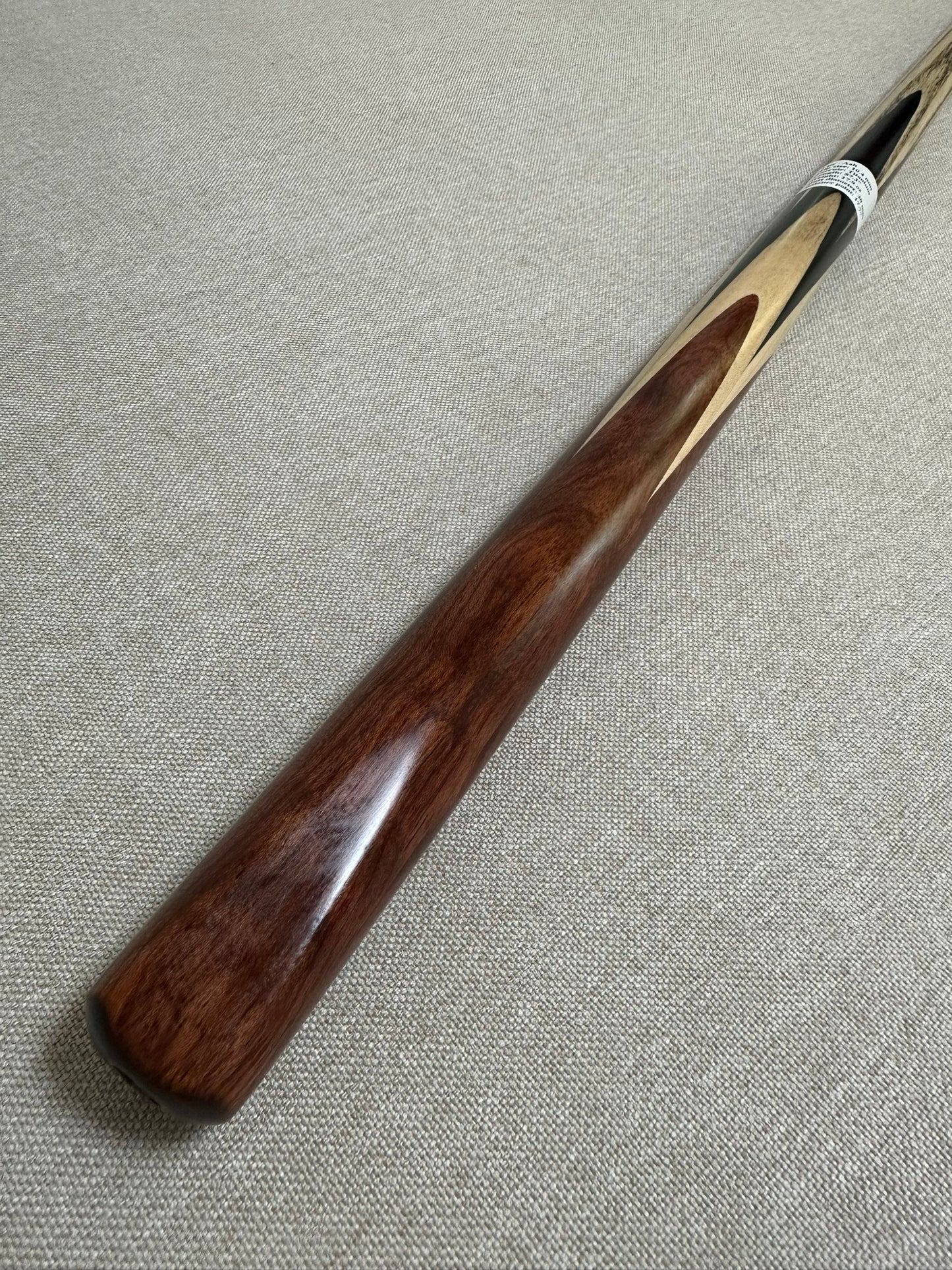 Handmade Pro One Piece Black Ebony Cue 10.4 mm Tip