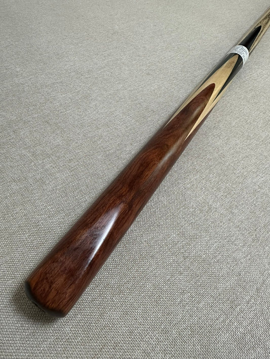 Handmade Pro One Piece Black Ebony Cue 10.4 mm Tip
