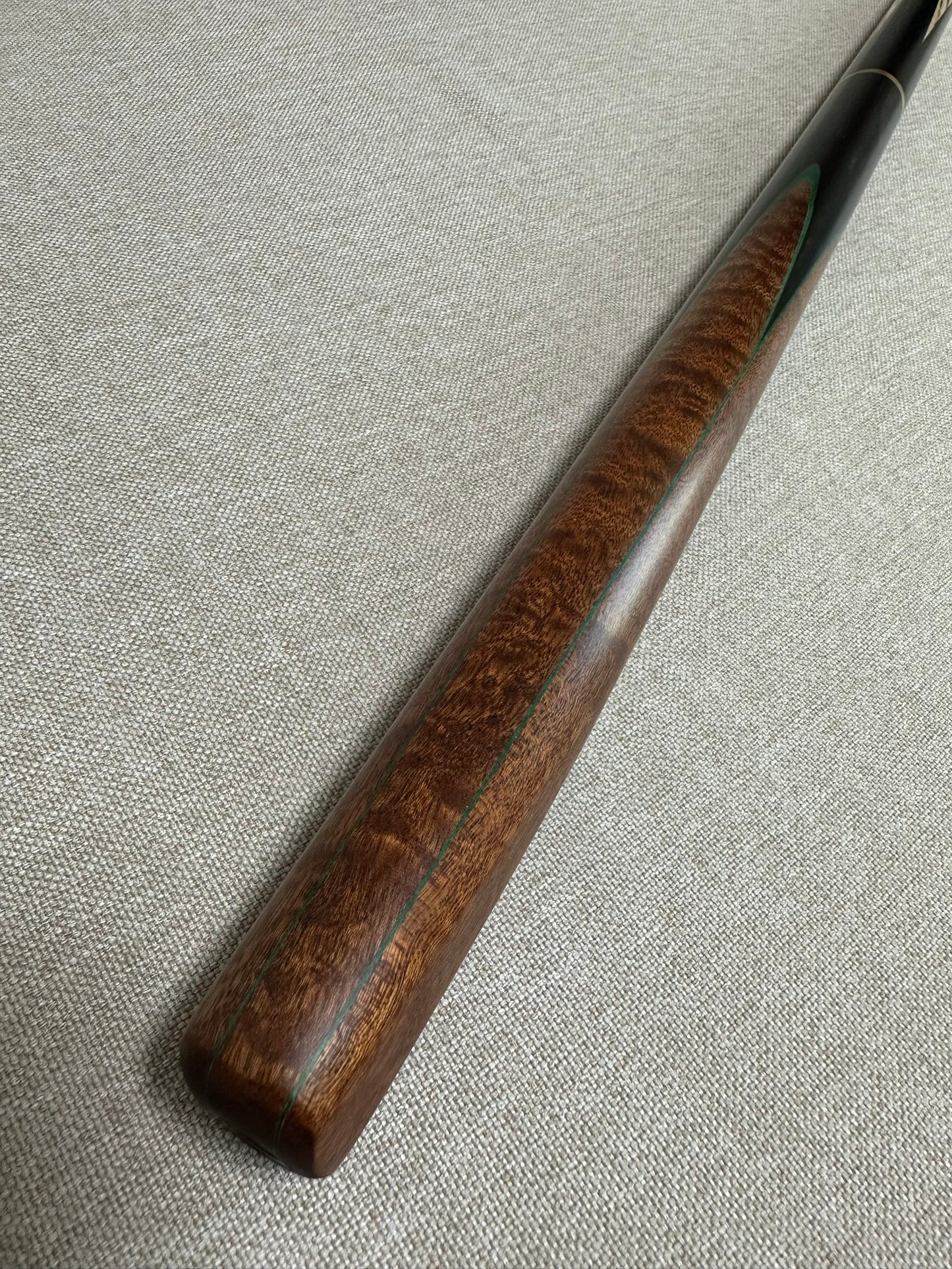 Handmade Pro 3/4 Jointed Black Ebony Cue 10.2 mm Tip