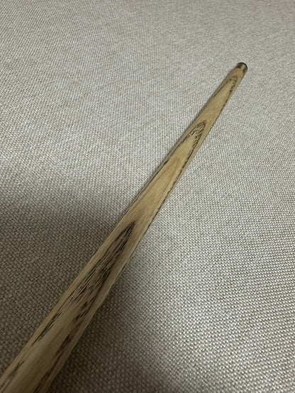Handmade Pro One Piece Black Ebony Cue 9.4 mm Tip