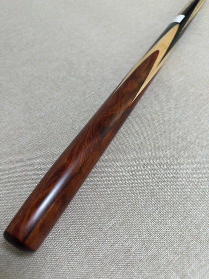 Handmade Pro One Piece Black Ebony Cue 10.4 mm Tip