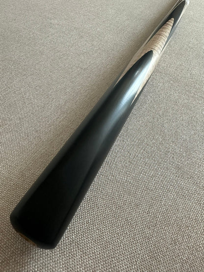 Handmade Pro One Piece Black Ebony Cue 10.5 mm Tip