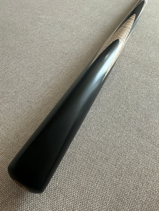Handmade Pro One Piece Black Ebony Cue 10.5 mm Tip