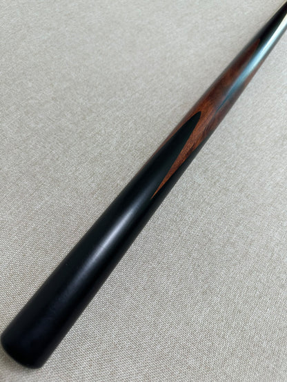 Handmade Pro One Piece Black Ebony Cue 10.2mm Tip