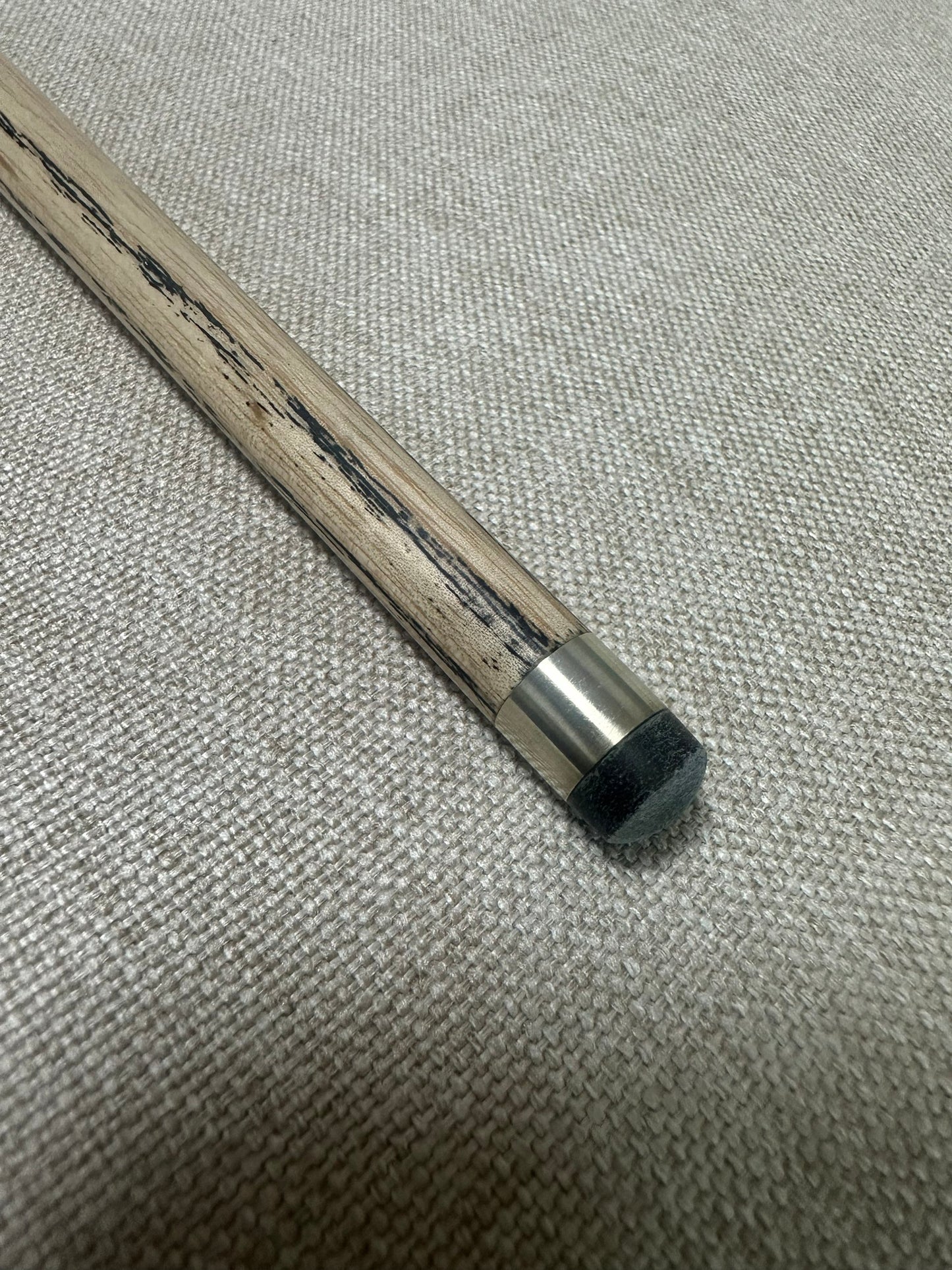 Handmade Pro One Piece Black Ebony Cue 10.4mm Tip