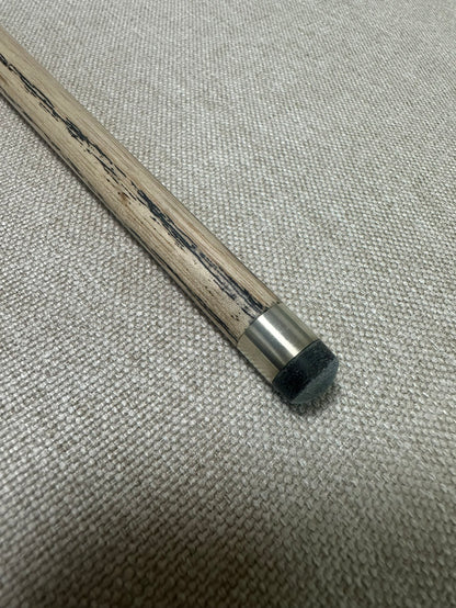 Handmade Pro One Piece Black Ebony Cue 10.4mm Tip