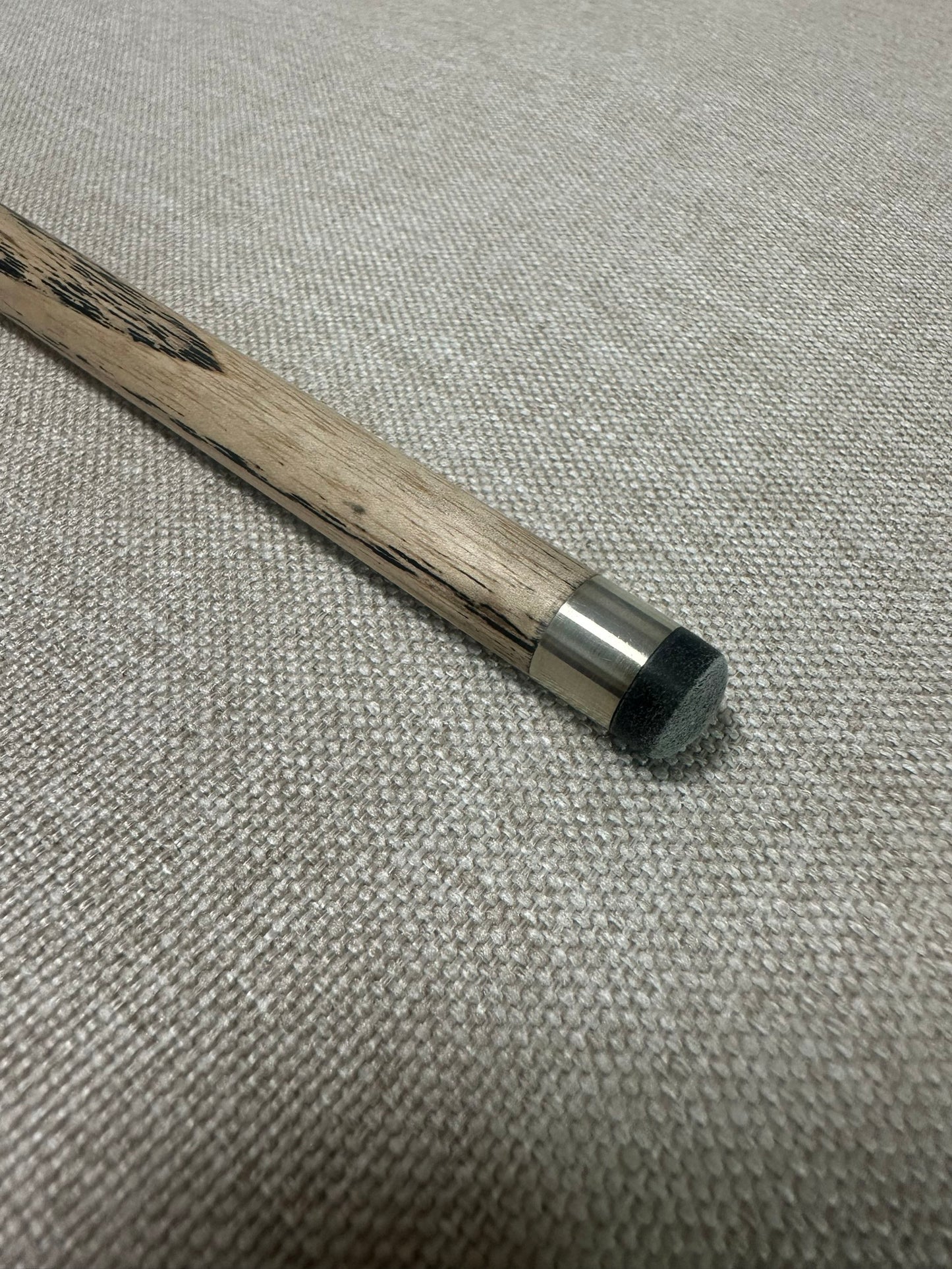 Handmade Pro One Piece Black Ebony Cue 10.4 mm Tip
