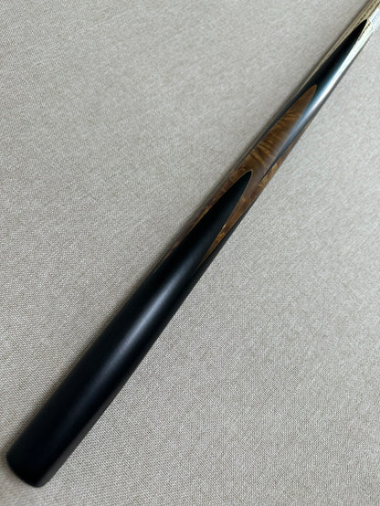 Handmade Pro One Piece Black Ebony Cue 10.3 mm Tip