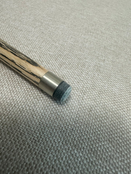 Handmade Pro One Piece Black Ebony Cue 9mm Tip