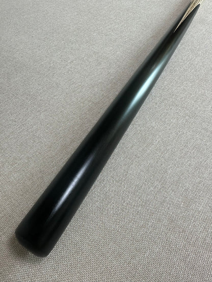 Handmade Pro One Piece Black Ebony Cue 9.4mm Tip