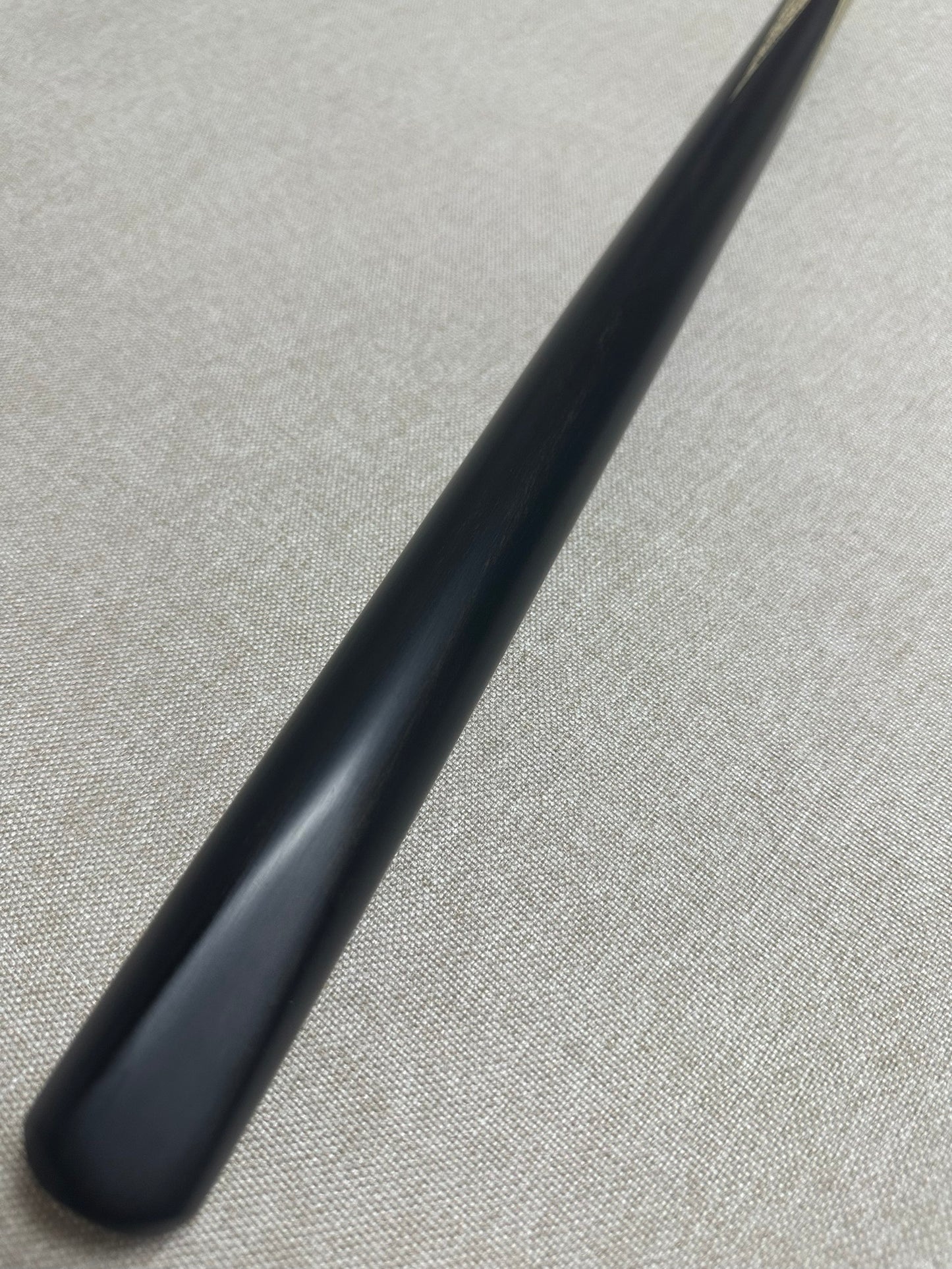 Handmade Pro One Piece Black Ebony Cue 9.5mm Tip