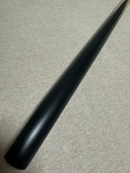 Handmade Pro One Piece Black Ebony Cue 9.25mm Tip
