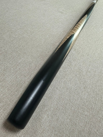 Handmade Pro One Piece Black Ebony Cue 10.2 mm Tip