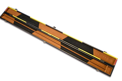 3/4 HANDMADE HARD SNOOKER CUE CASE POOL CUE CASE E6066-6