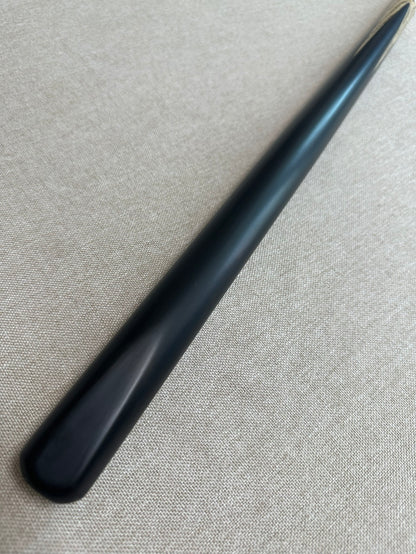 Handmade Pro One Piece Black Ebony Cue 9.6mm Tip