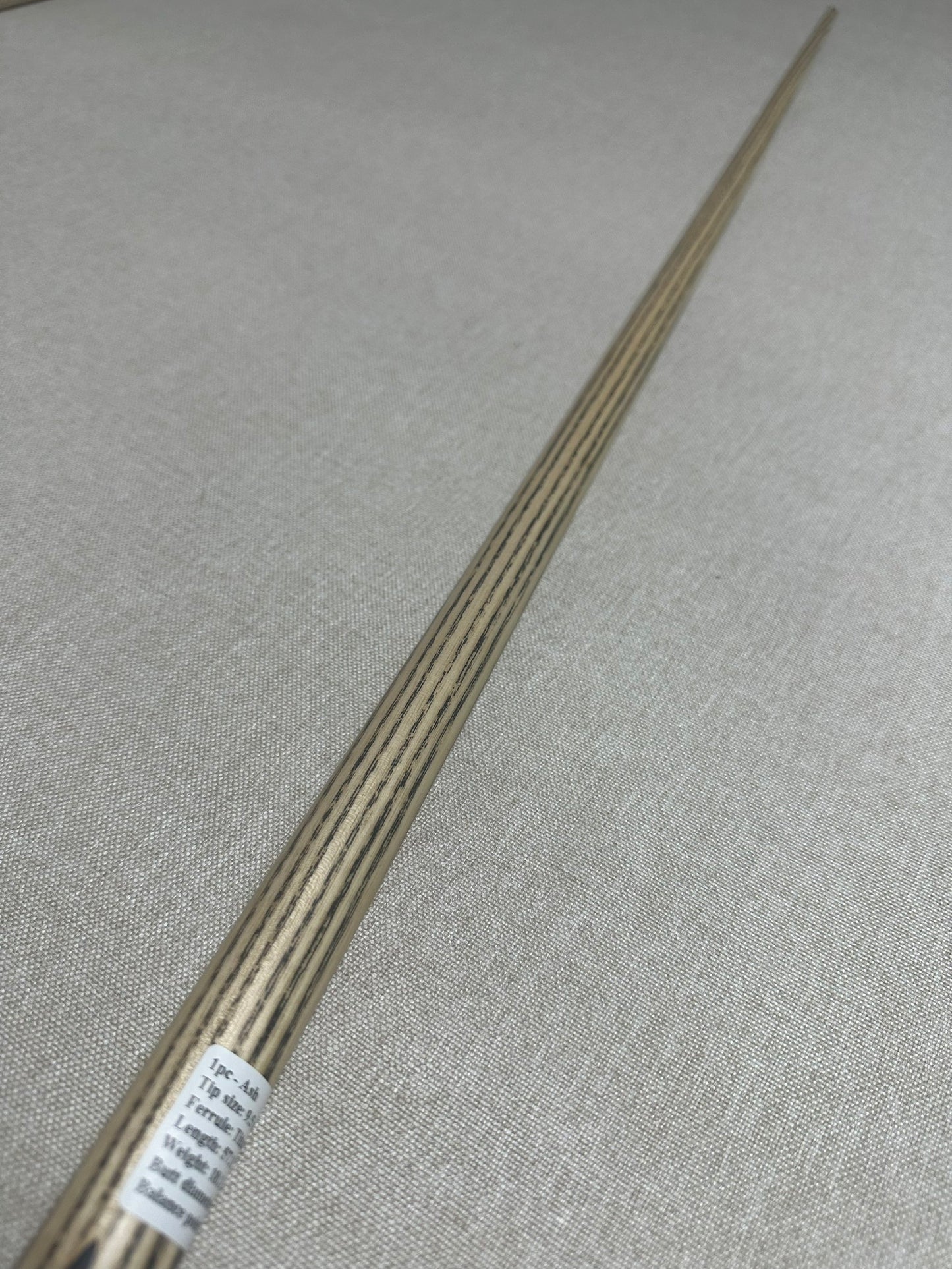Handmade Pro One Piece Black Ebony Cue 9.5mm Tip