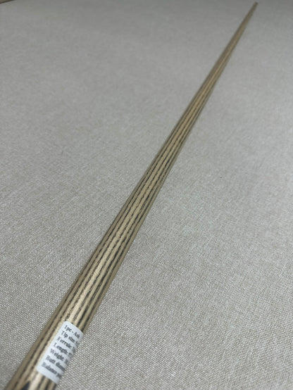 Handmade Pro One Piece Black Ebony Cue 9.5mm Tip