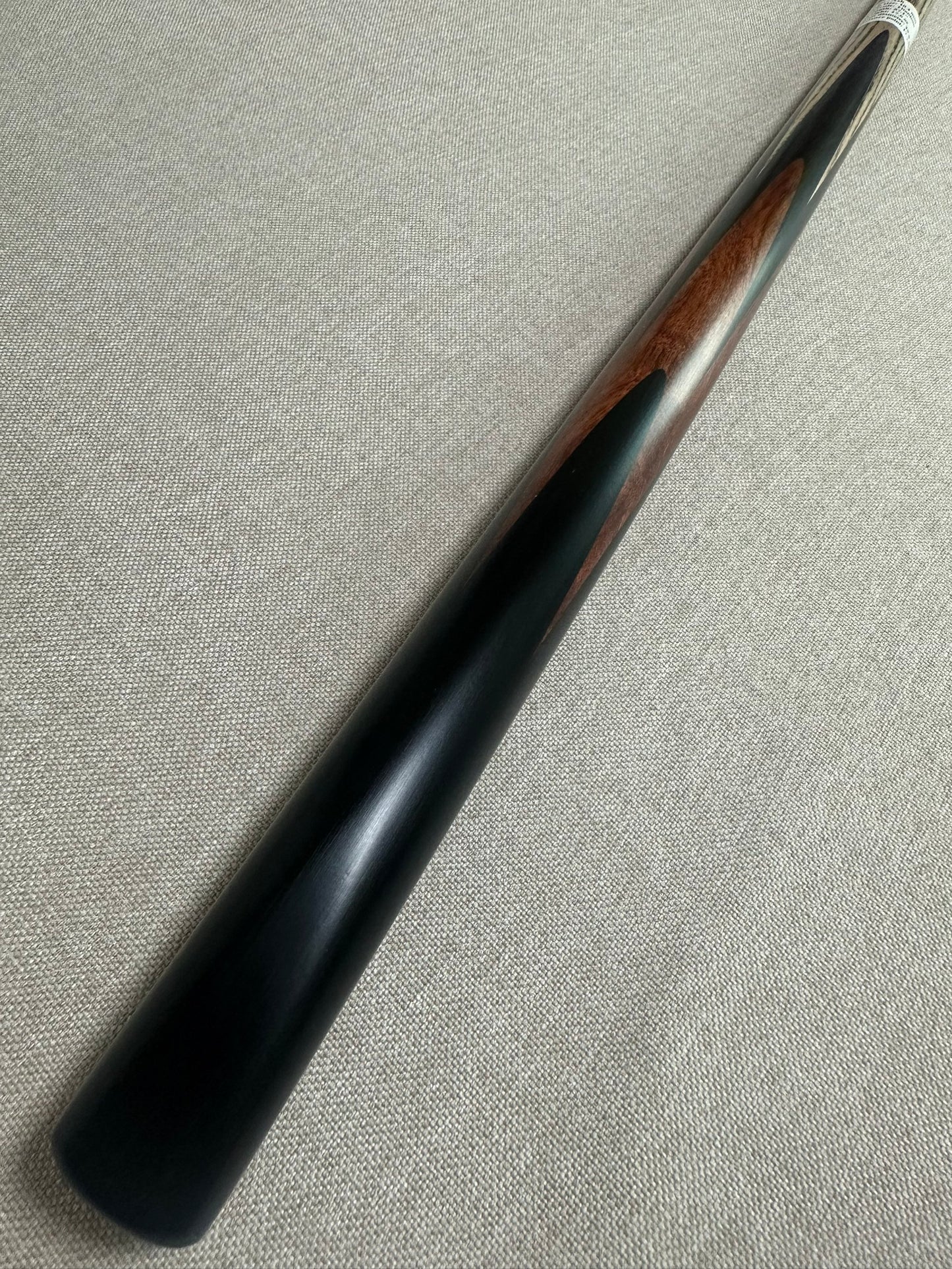 Handmade Pro One Piece Black Ebony Cue 10.4mm Tip