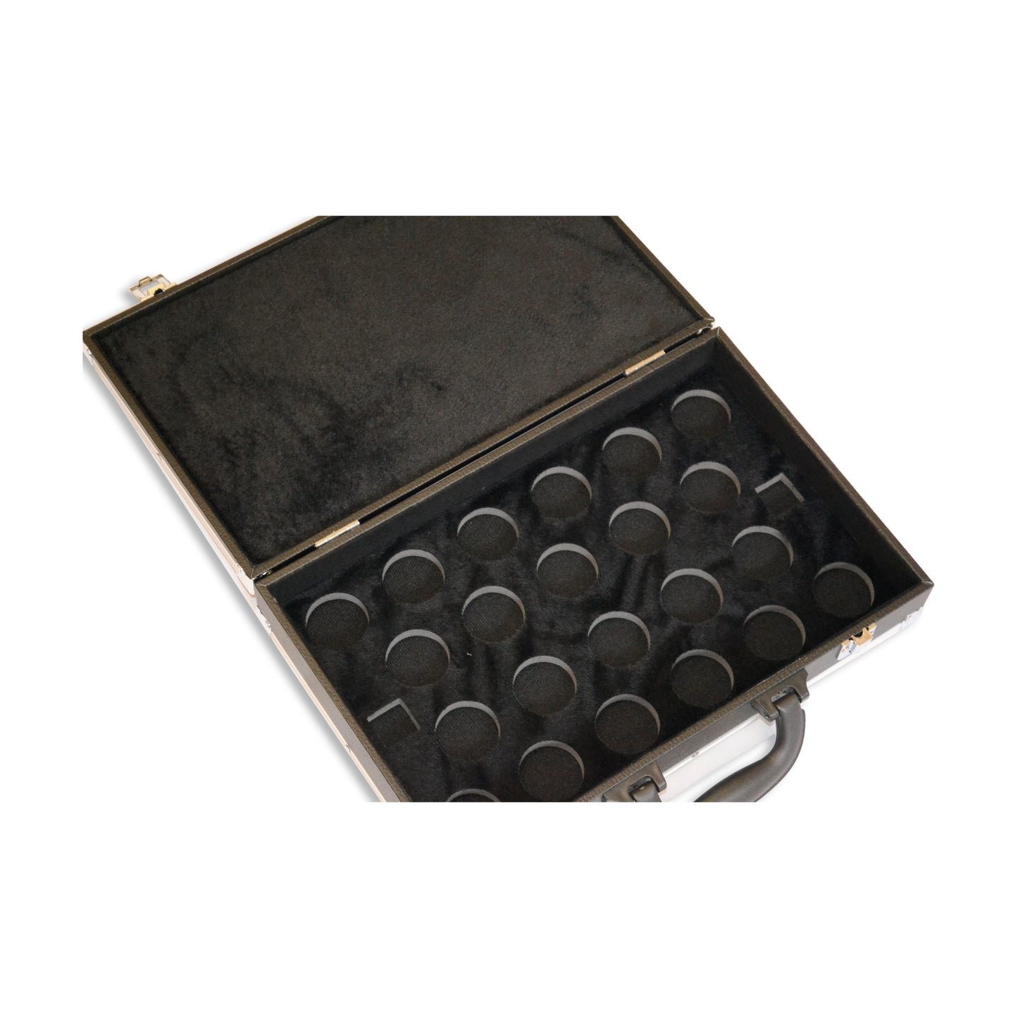 Black Snooker Ball Carry Case For Full Size 2 1/16" Snooker Balls