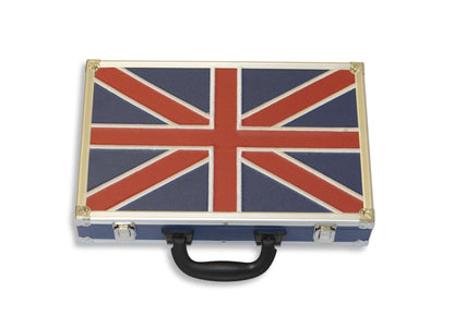 Union Jack Flag Snooker Ball Carry Case For Full Size 2 1/16" Snooker Balls