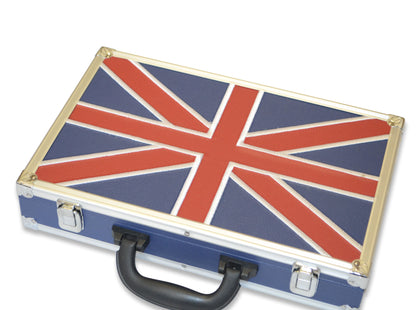Union Jack Flag Snooker Ball Carry Case For Full Size 2 1/16" Snooker Balls